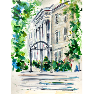 Limited Edition Matted Print - UGA Arch