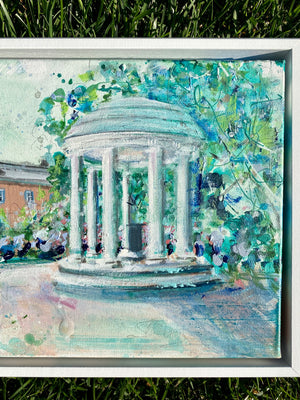 Framed UNC Old Well | 9" x 12"