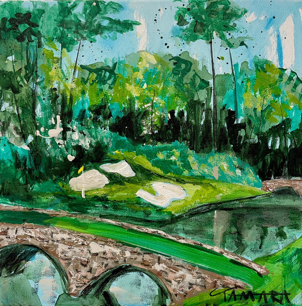 Augusta National / Golden Bell IIII | 12x12