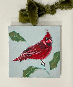 #4 Cardinal Ornament 4x4