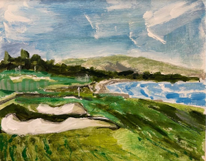 Pebble Beach / Hole 9 Looking Onto Hole 10 | 8x10