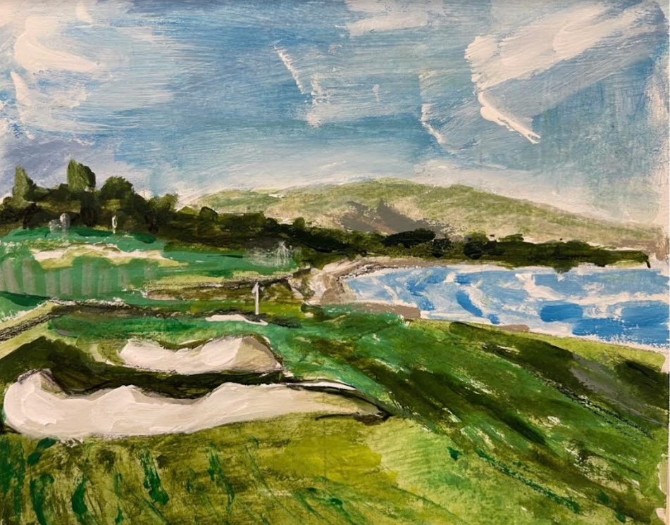 Pebble Beach / Hole 9 Looking Onto Hole 10 | 8x10