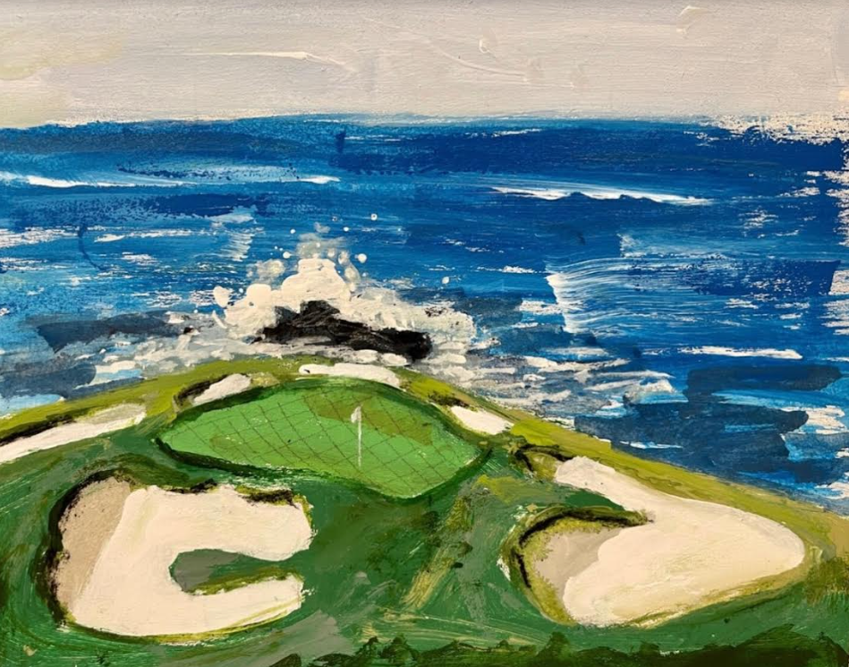 Pebble Beach / Hole 7 | 8x10