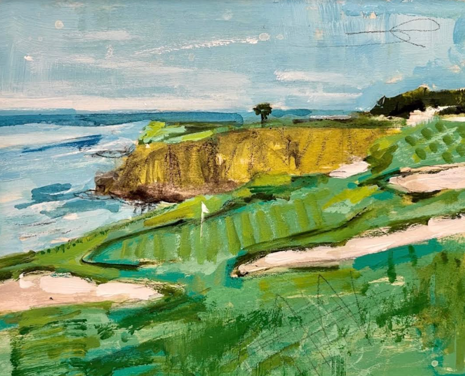 Pebble Beach / Hole 8 | 8x10
