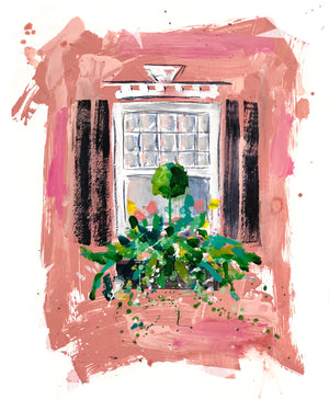 Pink Window Print 8" x 10"