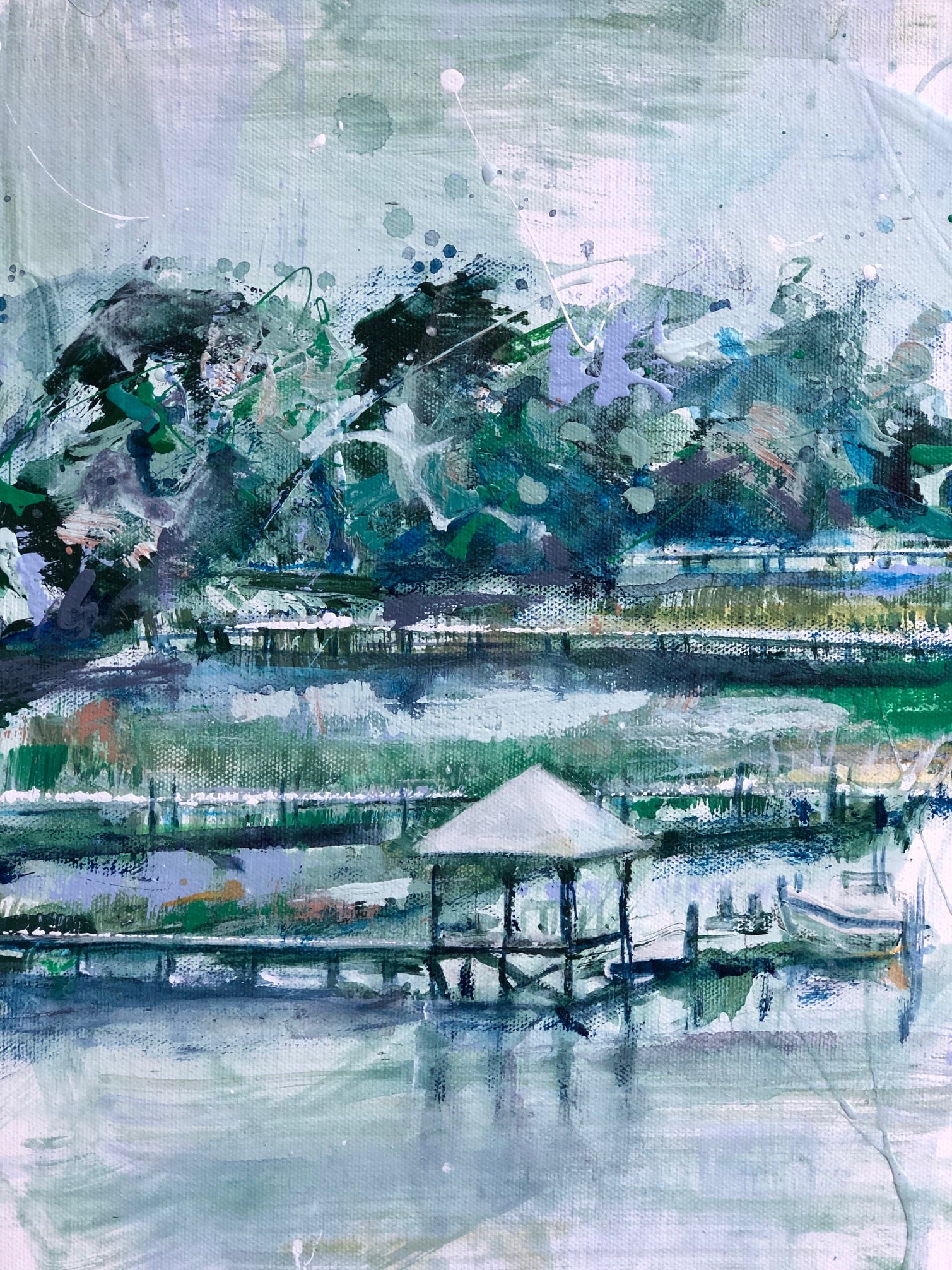 A Punch Of Periwinkle  | 11" x 14"