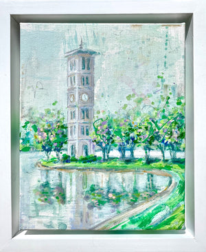 Framed Furman Belltower | 8" x 10"