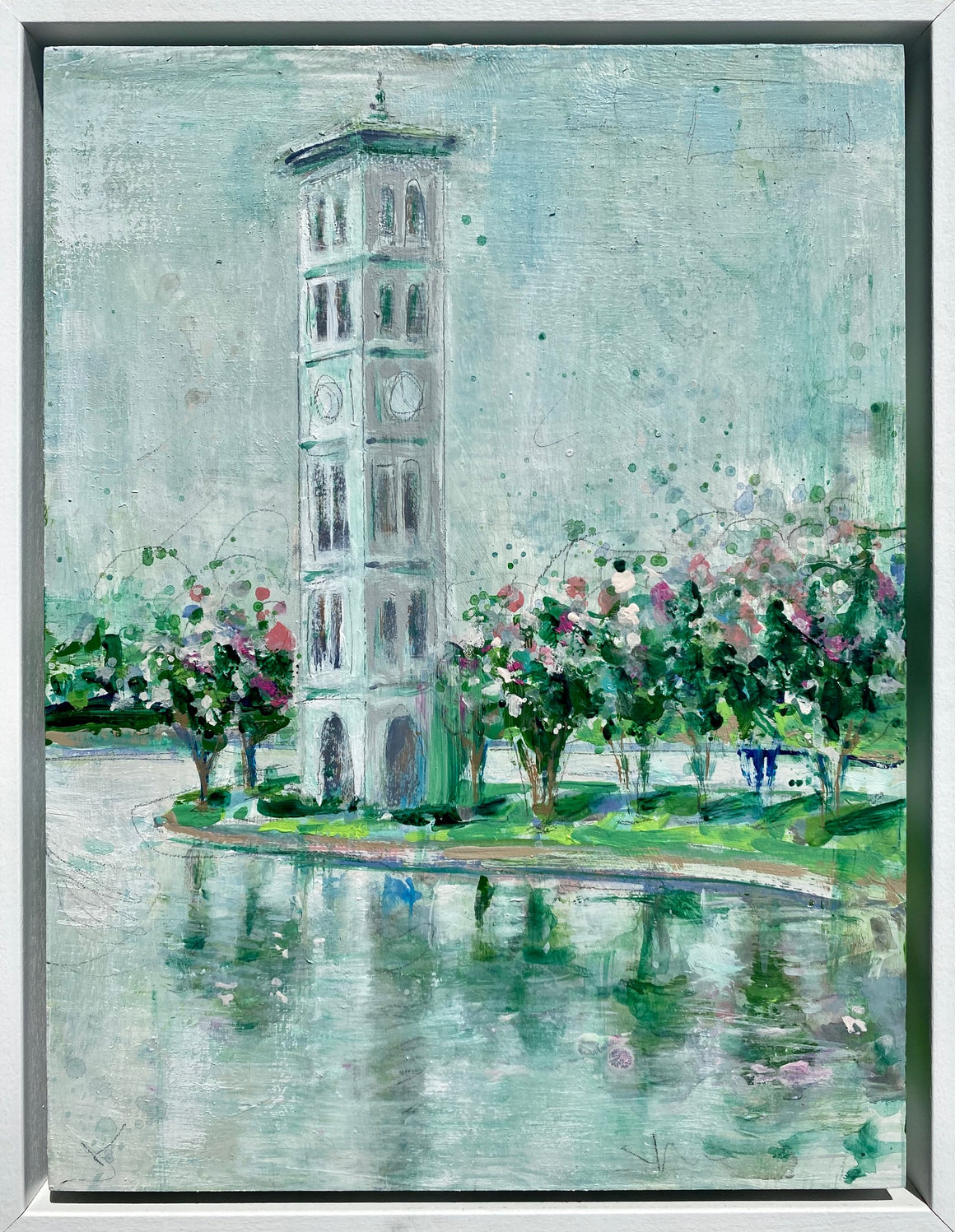 Framed Furman In the Spring | 9" x 12"