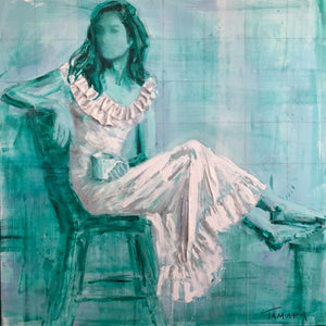 Seated Serenity | 36"x36"