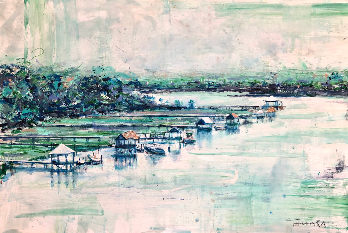 Restful Reflections Print on Canvas