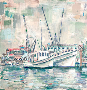 Sailing on Shem Creek | 36x36