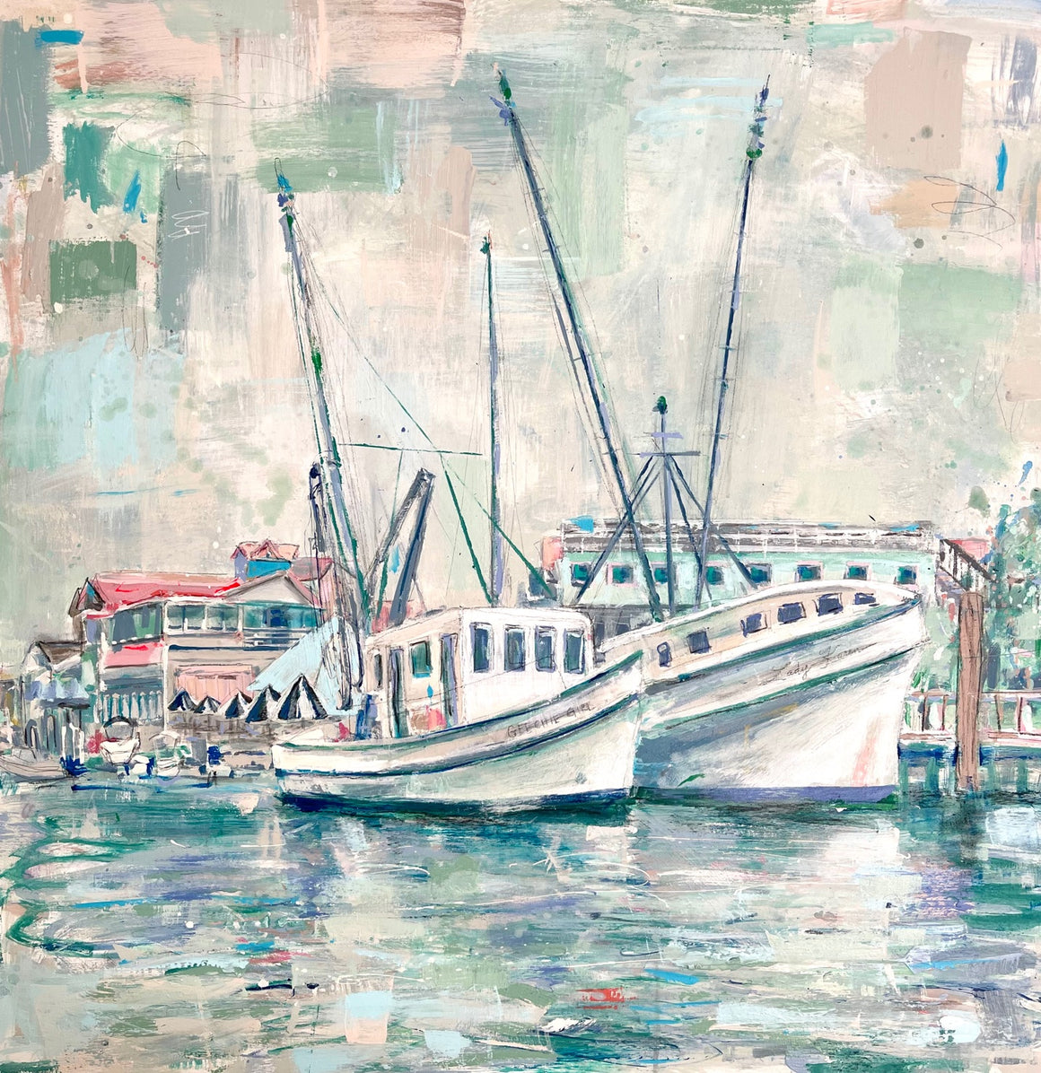 Sailing on Shem Creek | 36x36