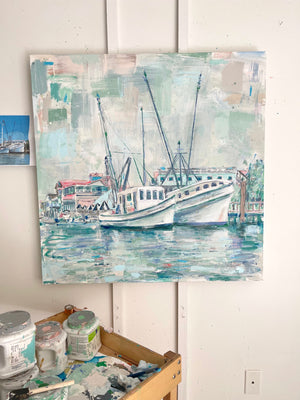 Sailing on Shem Creek | 36x36