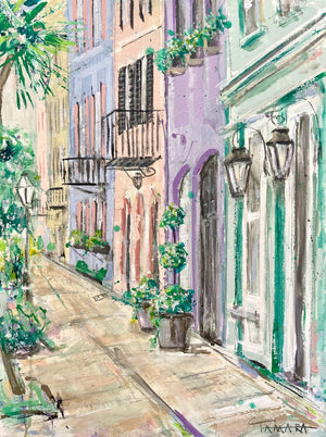Rainbow Row II (Framed) | 18x24