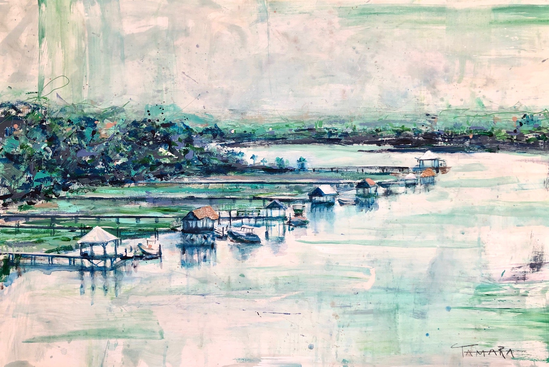 Restful Reflection  | 24" x 36"