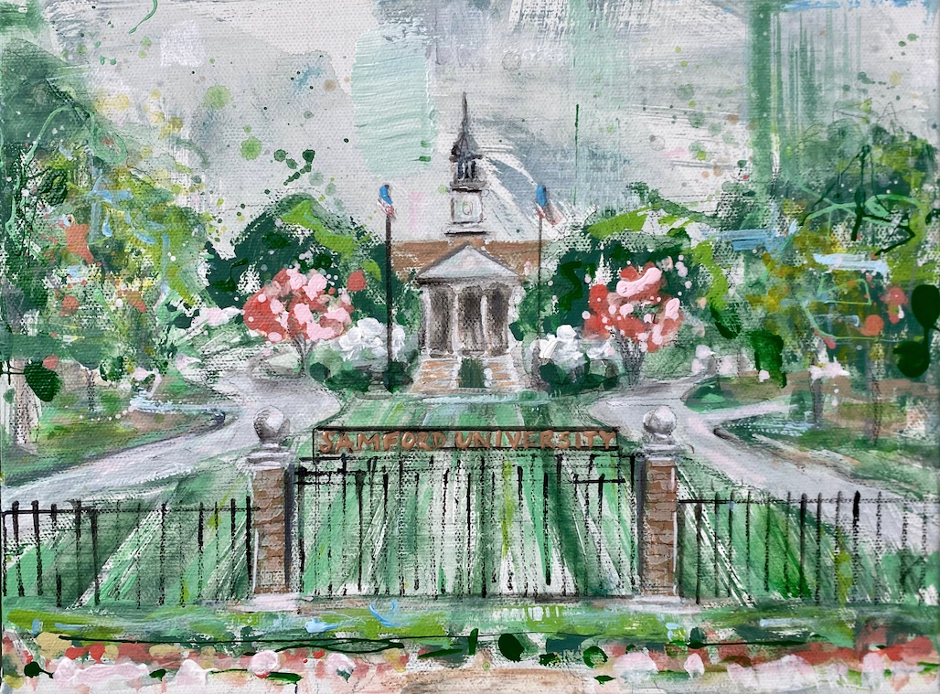 Samford Print on Canvas