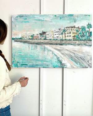 Along the Battery | 24x36