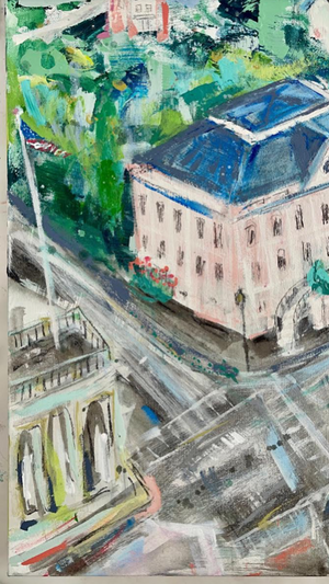 Rooftops Over Charleston | 36x48
