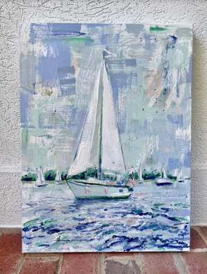 A Summer's Day Sail Framed | 18 x 24