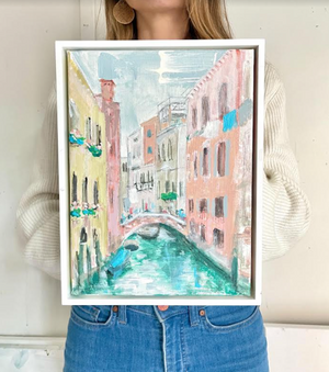 Venice Scape II  I 9x12 (Framed)