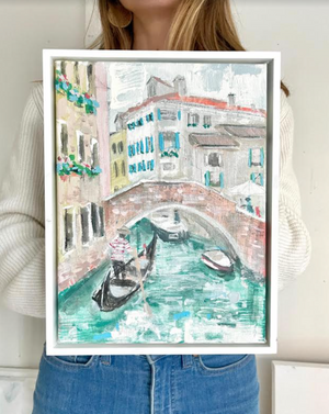 Venice Scape I  I 9x12 (Framed)