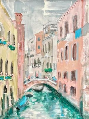 Venice Scape II  I 9x12 (Framed)