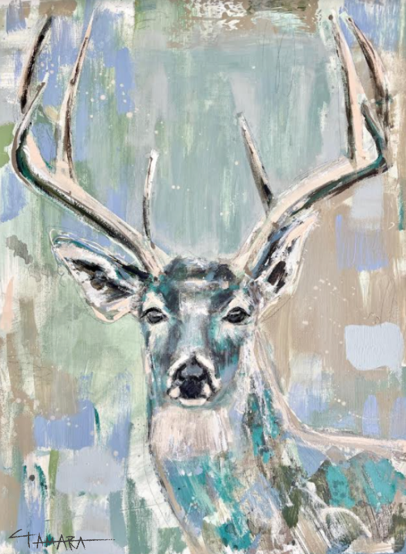 Soulful Deer |  18x24 (Framed)
