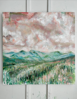 Misty Mountain Mindset | 36" x 36"