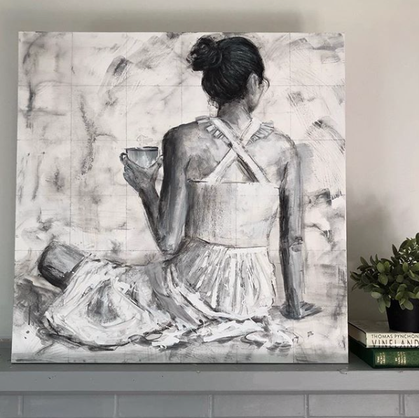 Sit With Me | 30"x 30"