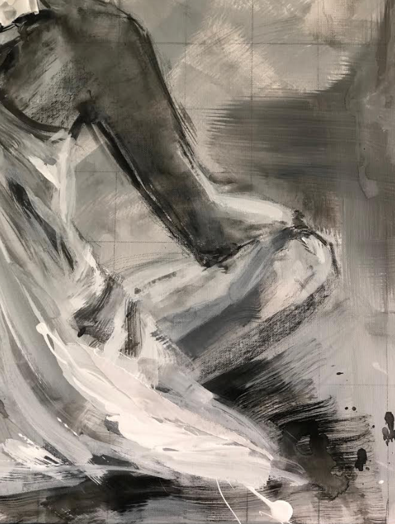 Charcoal Tilt | 30"x30"