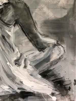 Charcoal Tilt | 30"x30"