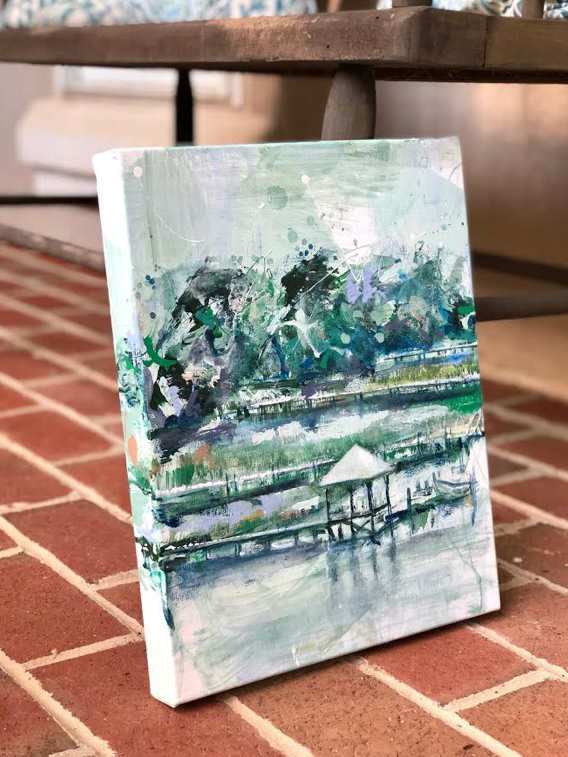 A Punch Of Periwinkle  | 11" x 14"