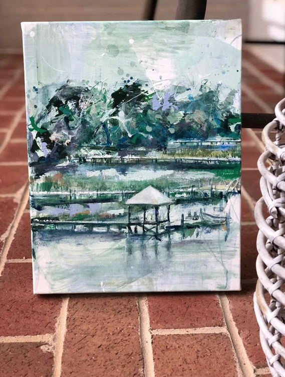 A Punch Of Periwinkle  | 11" x 14"