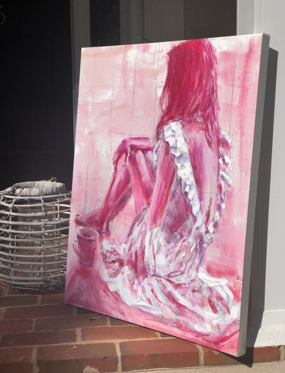 You're Making Me Blush Print on Canvas