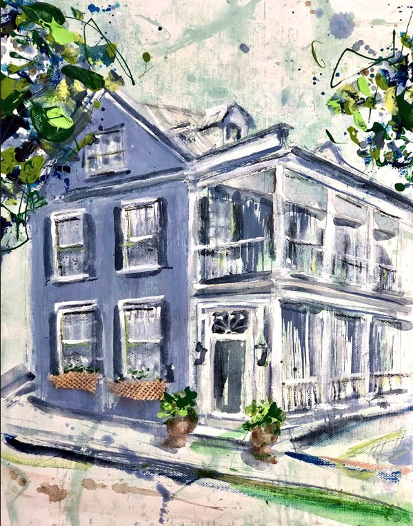 Come and Sit for A While | 11" x 14" on Canvas