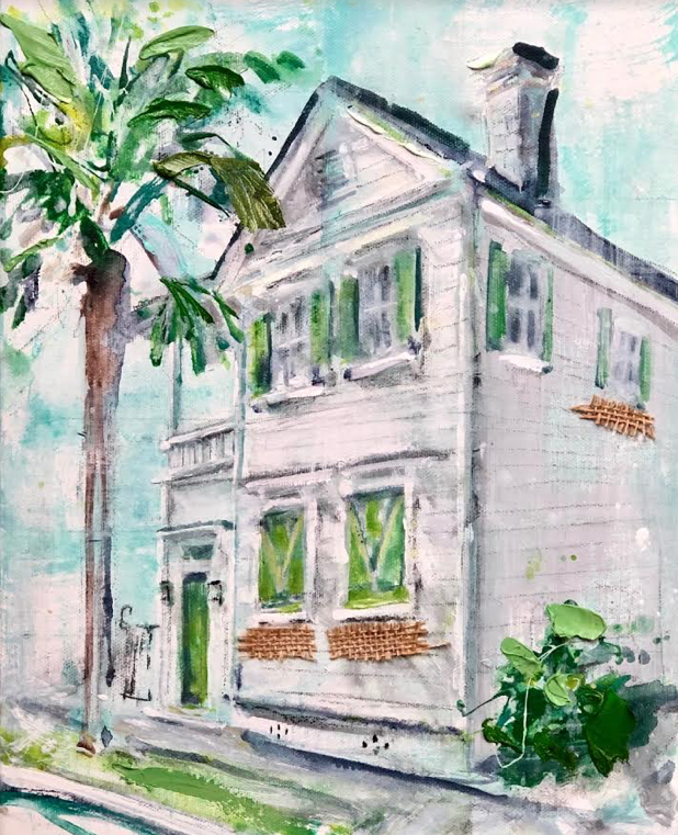 Where the Gardenias Grow  | 11" x 14" on Canvas