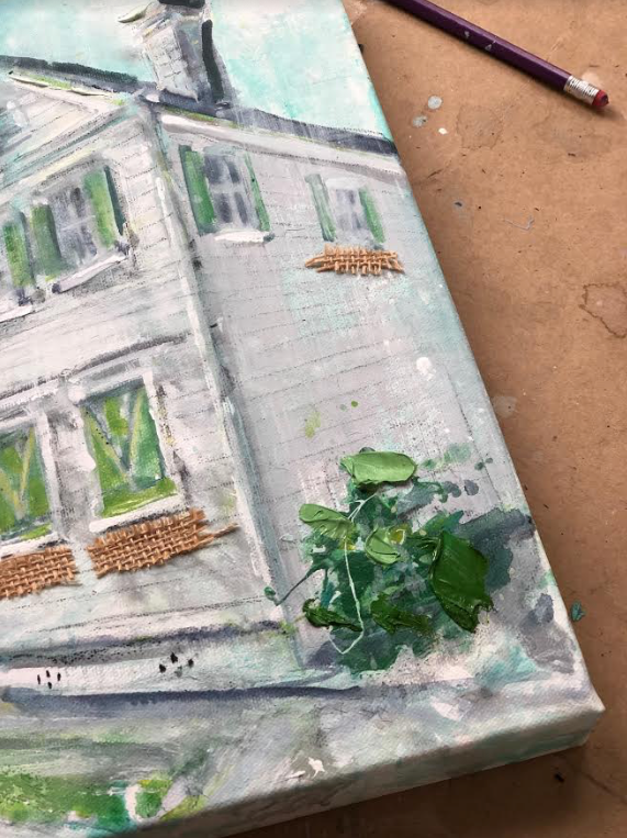 Where the Gardenias Grow  | 11" x 14" on Canvas