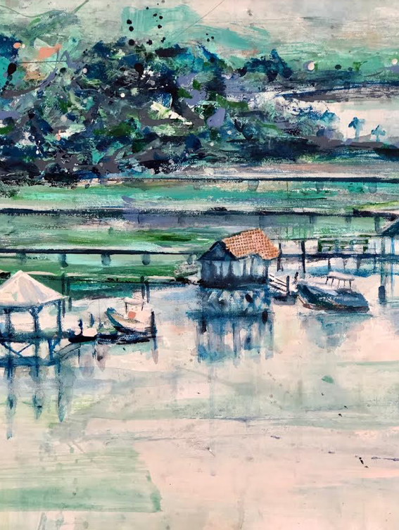 Restful Reflection  | 24" x 36"