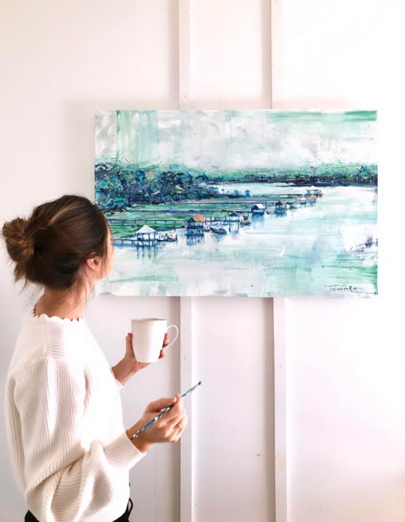 Restful Reflection  | 24" x 36"