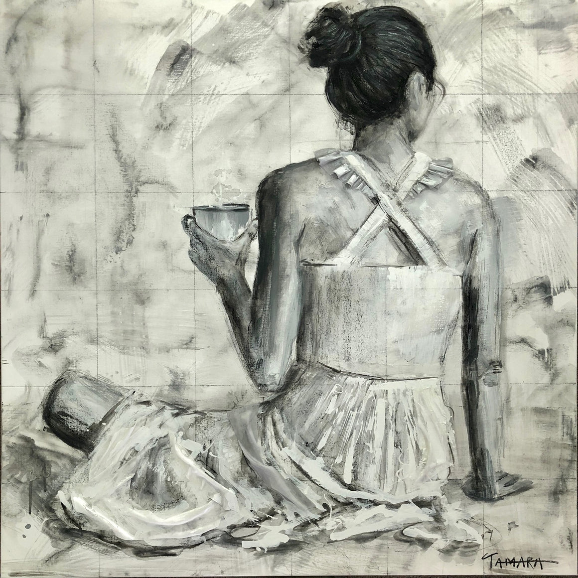 Sit With Me | 30"x 30"