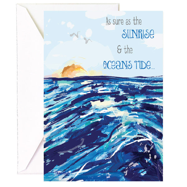 Sunrise + Oceans Tide Single Card