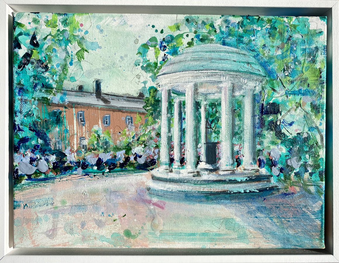 Framed UNC Old Well | 9" x 12"