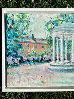 Framed UNC Old Well | 9" x 12"