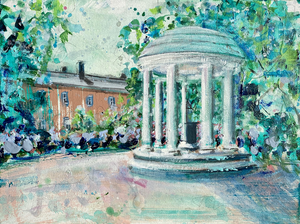 UNC Old Well Print on Canvas