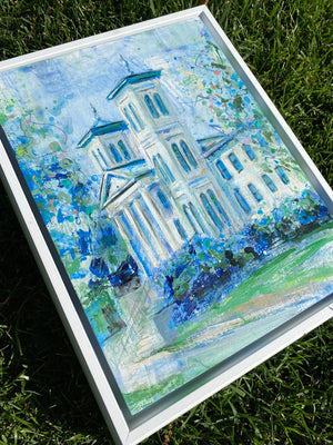 Framed Wofford Old Main | 9" x 12"